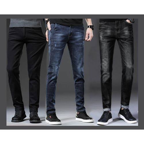 Bundle Of 3 Men Black Shaded Jeans
