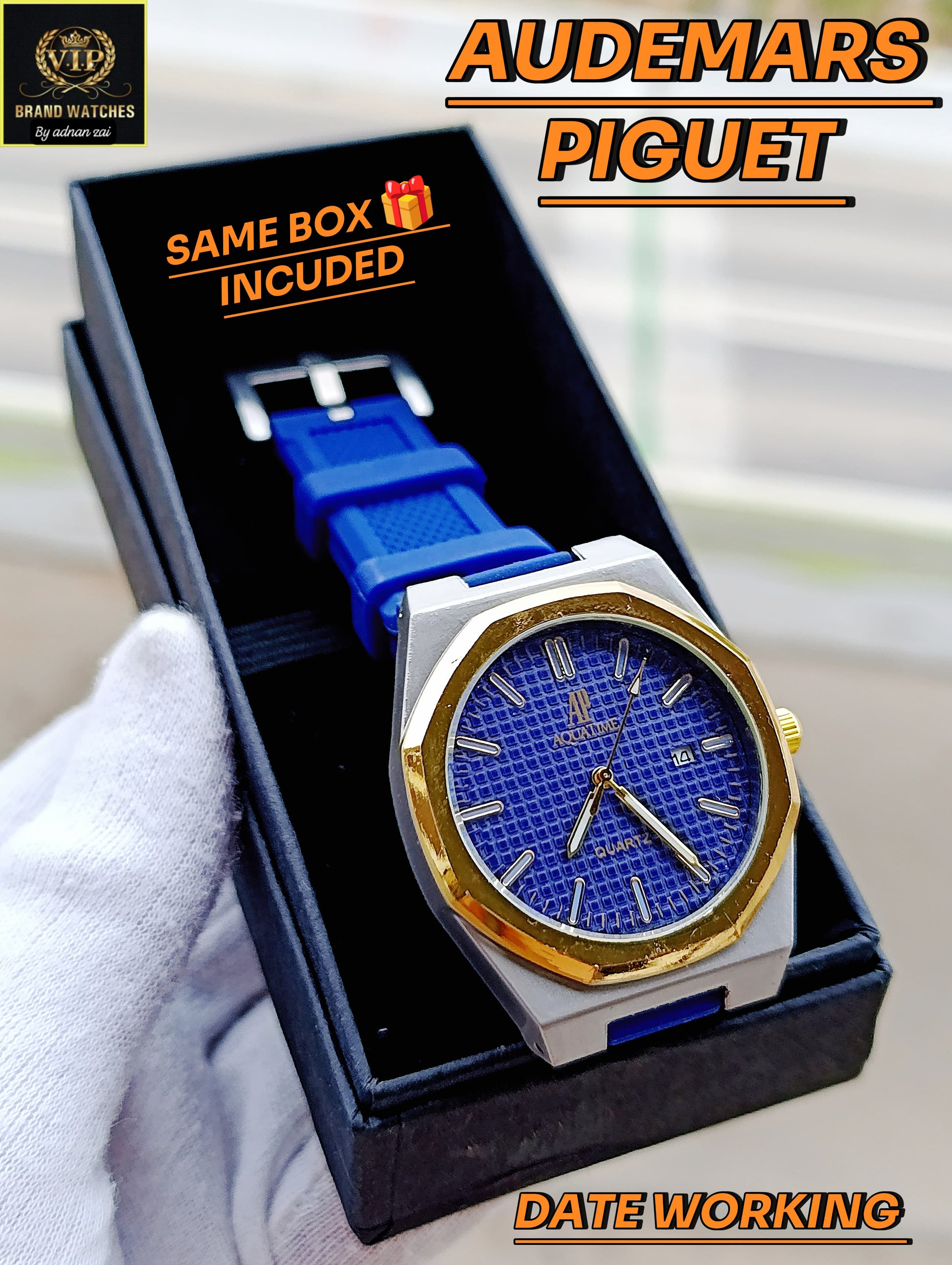 AUDEMARS PIGUET Rubber Strap Watch For Men AP-02