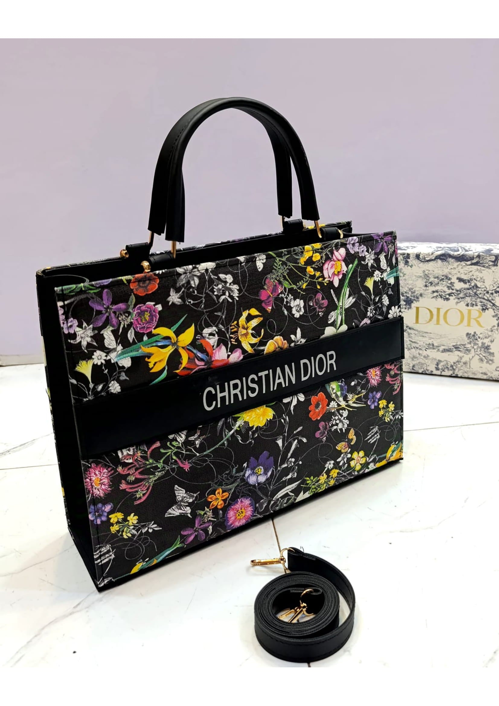 Branded Christian Dior Black Tote Hand Bag