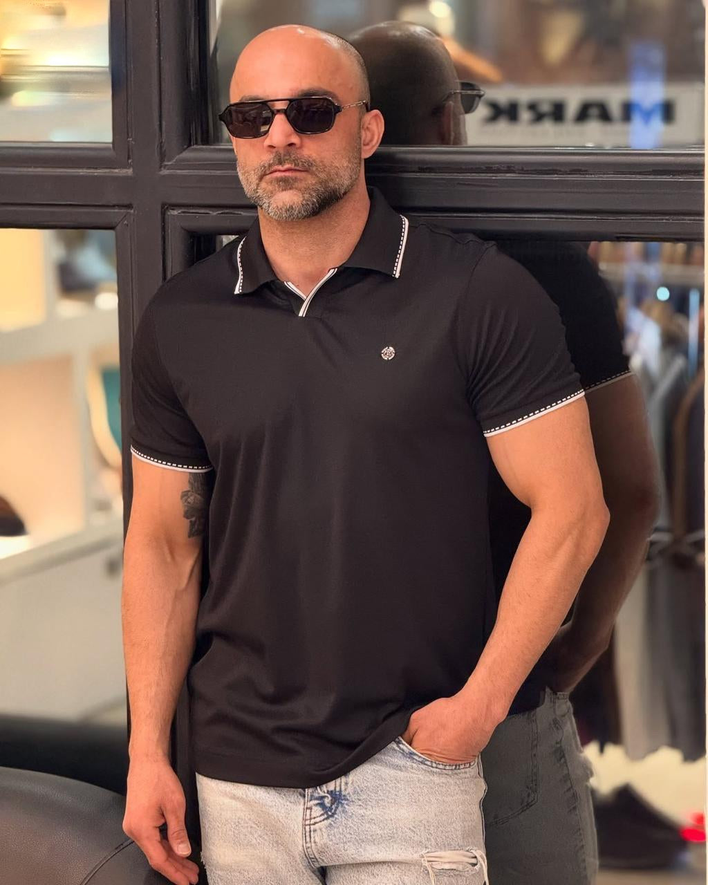 Men Embroidery Polo P-010