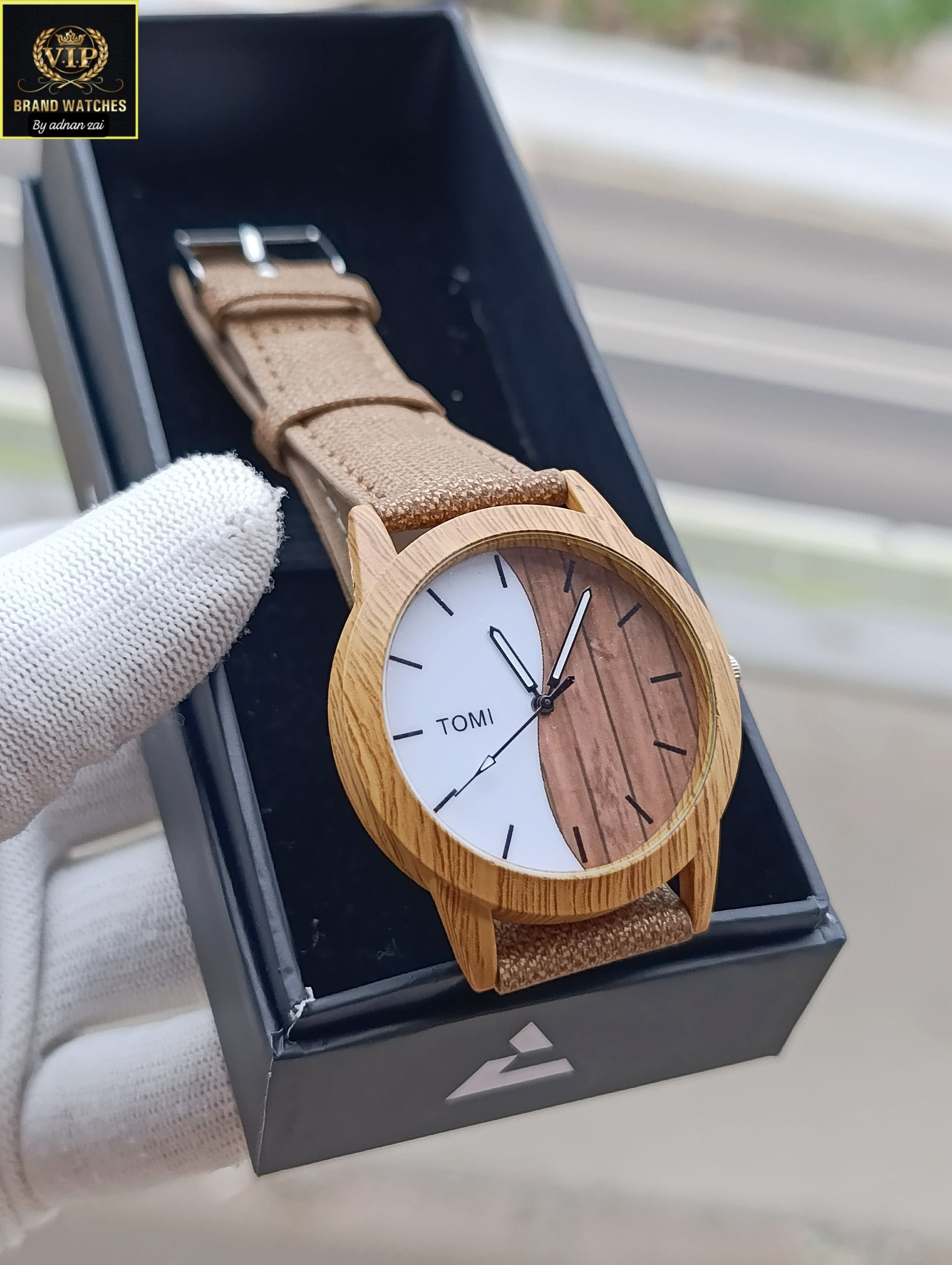TOMI Wooden Watch For Men Limited Edition