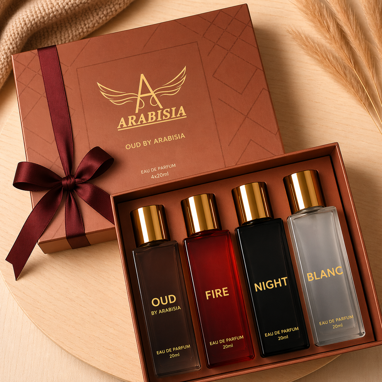Pack Of 4 Oud By Arabisia