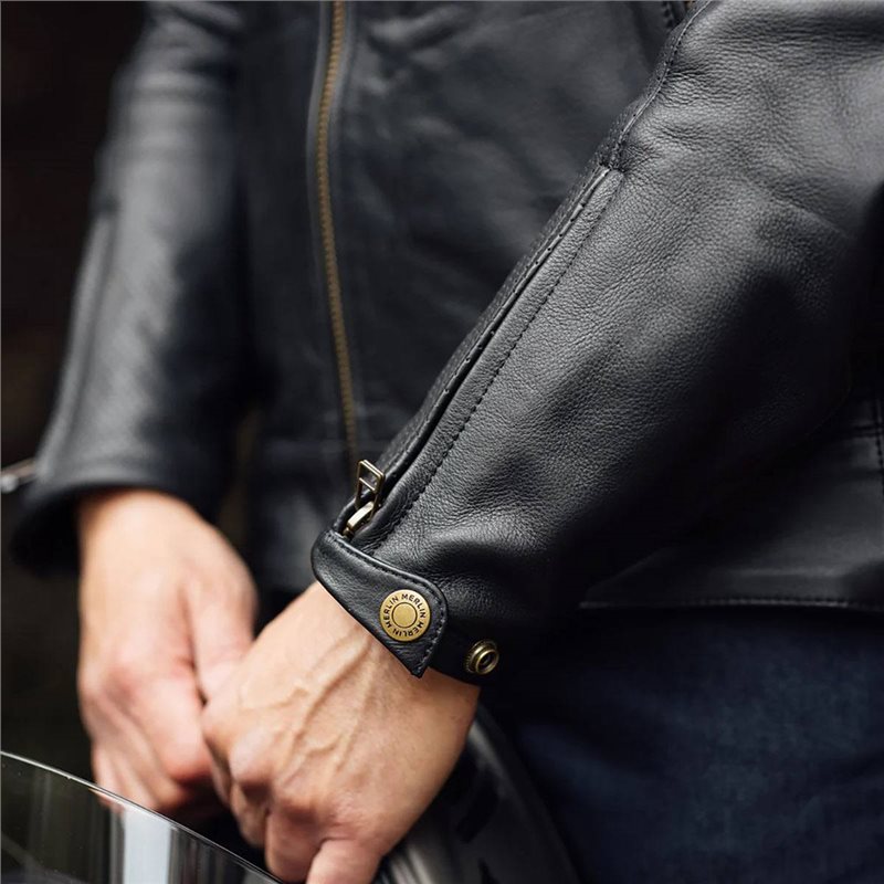 Merlin Chase II D9O Perforated Leather Jacket (Black)