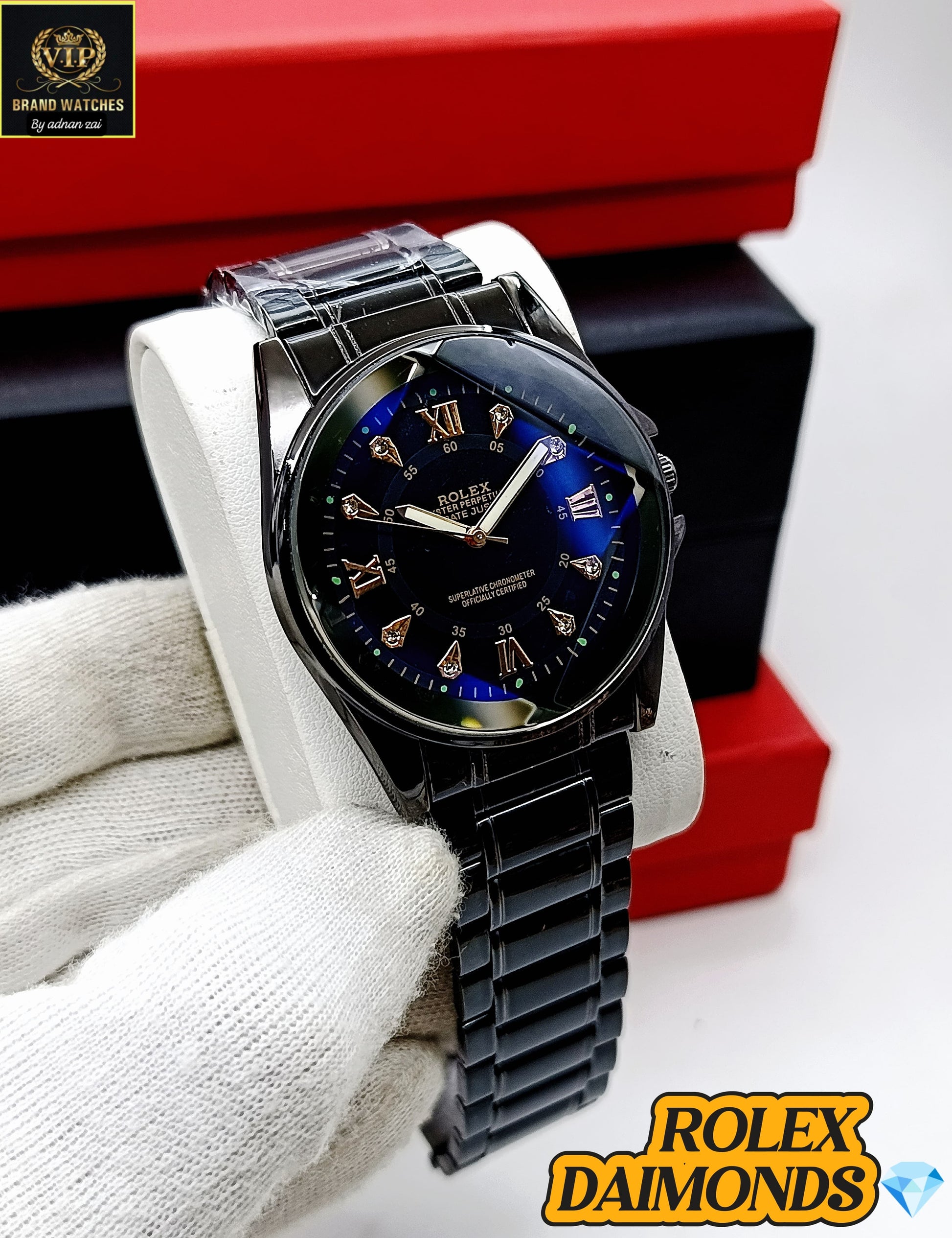 Rolex Diamond Watch For Men