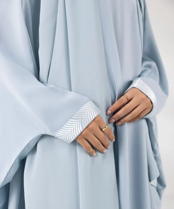 Embroidered Kaftan Abaya Set