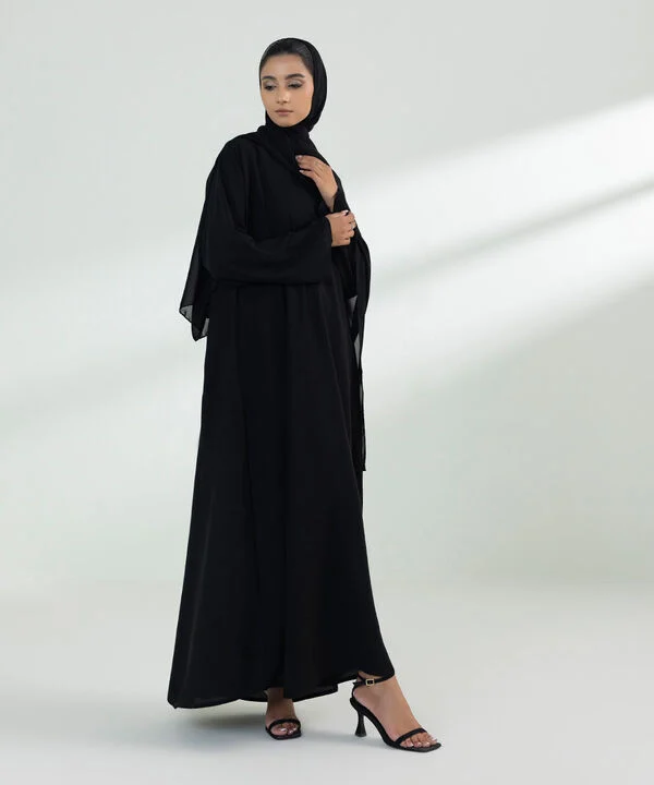 Premium Black Basic Abaya