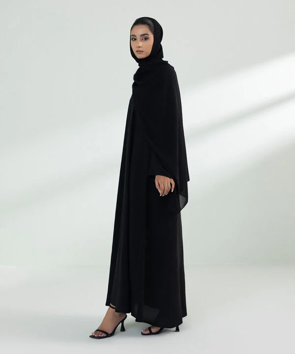 Premium Black Basic Abaya