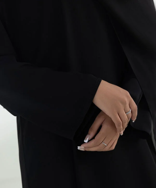 Premium Black Basic Abaya