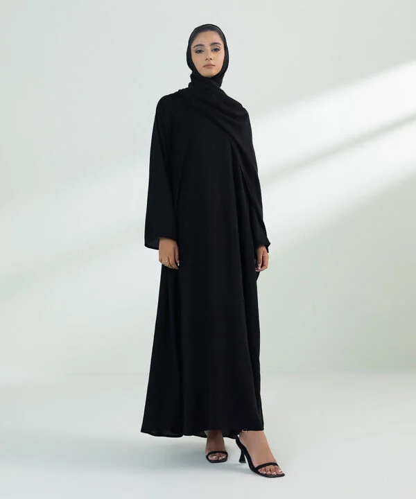 Premium Black Basic Abaya