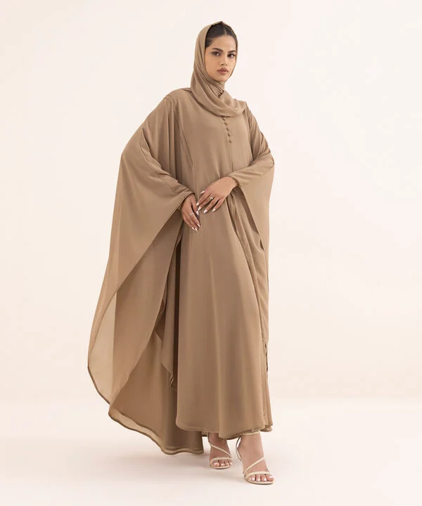 Double Layered Abaya Set
