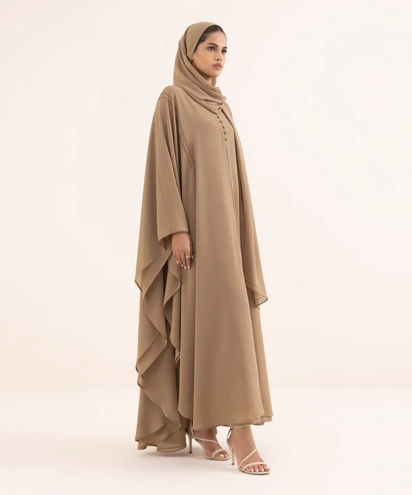 Double Layered Abaya Set