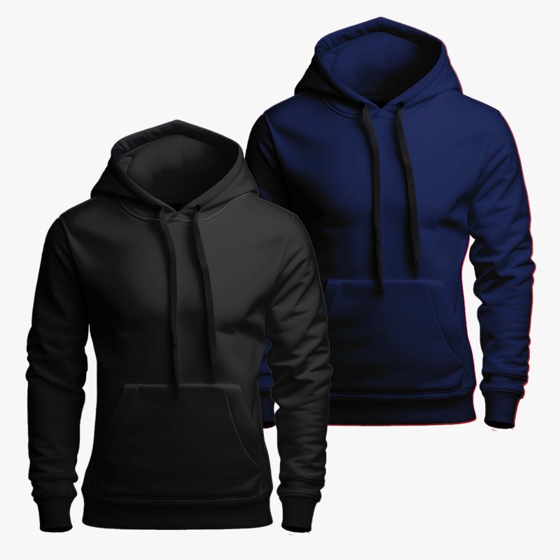 Bundle of 2 NB Basic  Hoodie For Men