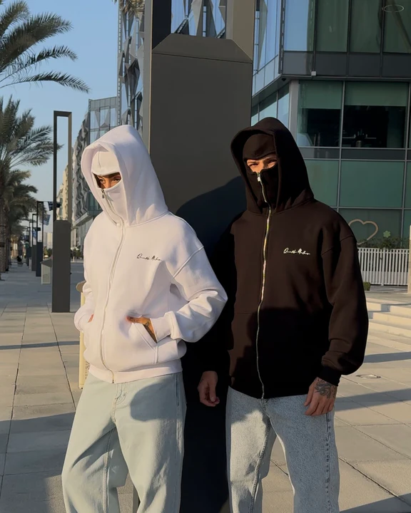 IMPORTED Balaclava Ninja Zipper Hoodie LIMITED STOCK