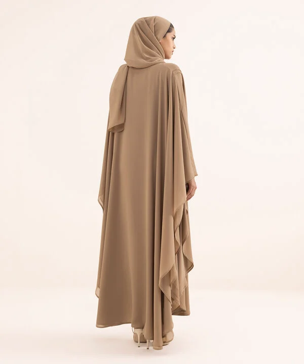 Double Layered Abaya Set