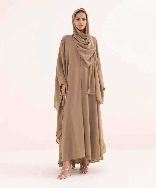 Double Layered Abaya Set