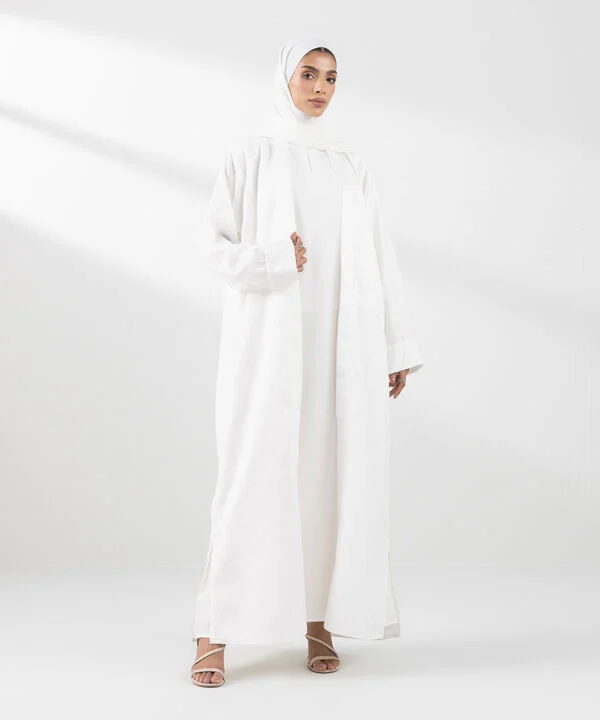 Double Layered Abaya Set