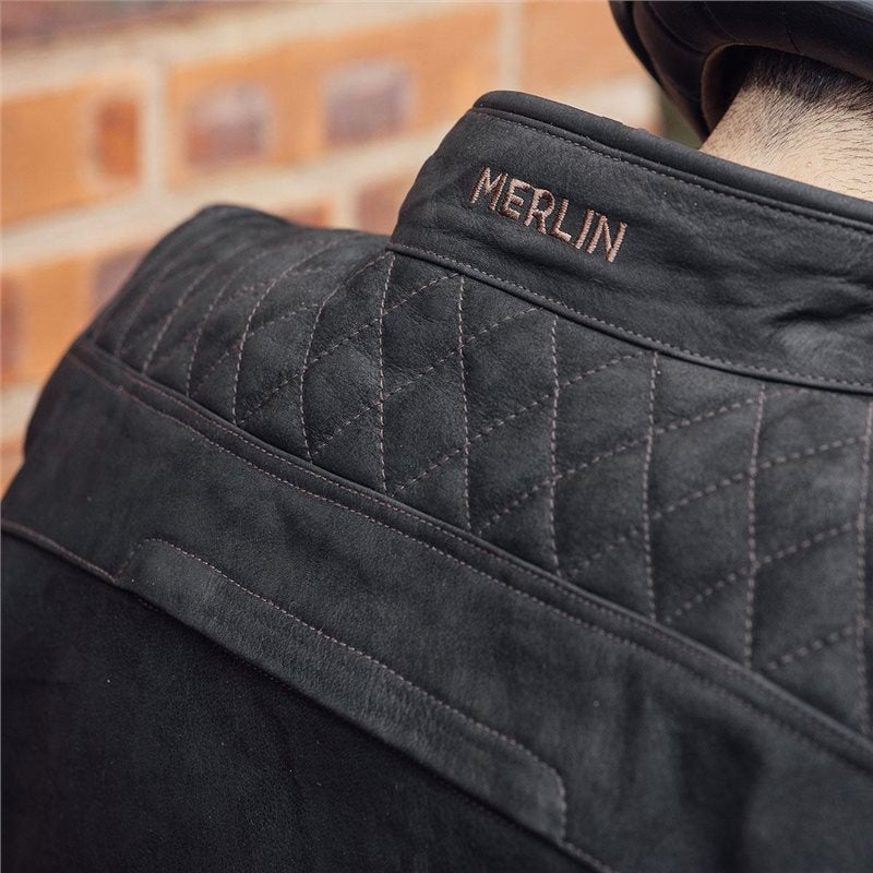 Merlin Hixon II D1O® Leather Jacket (Brown)
