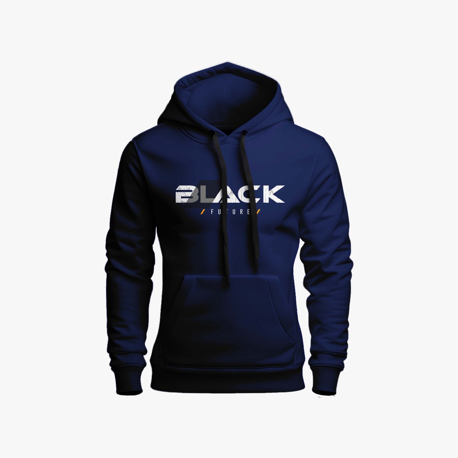 Pack of 2 Something Black Printed Hoodie For Men