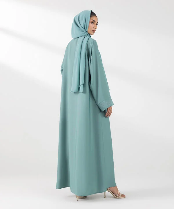 Embroidered Abaya Set