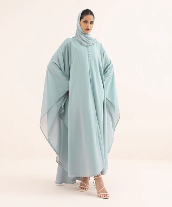 Double Layered Abaya Set