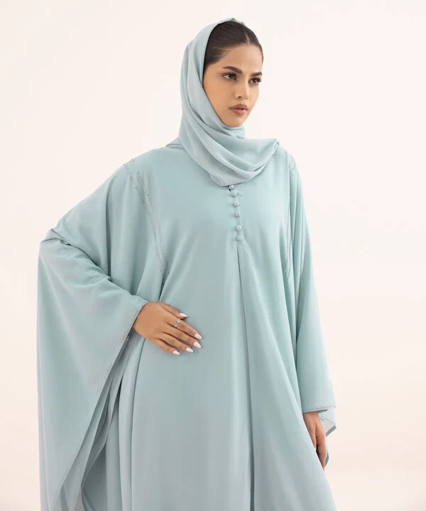 Double Layered Abaya Set