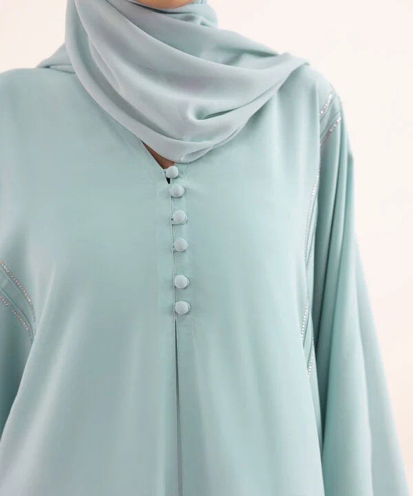 Double Layered Abaya Set