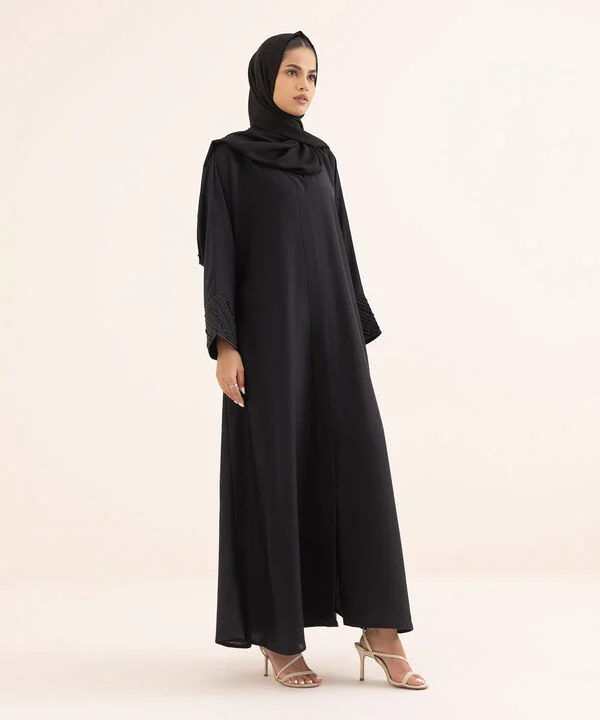 Hand Embellished Abaya Set