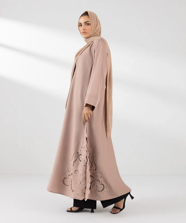 Premium Embroidered Abaya Set