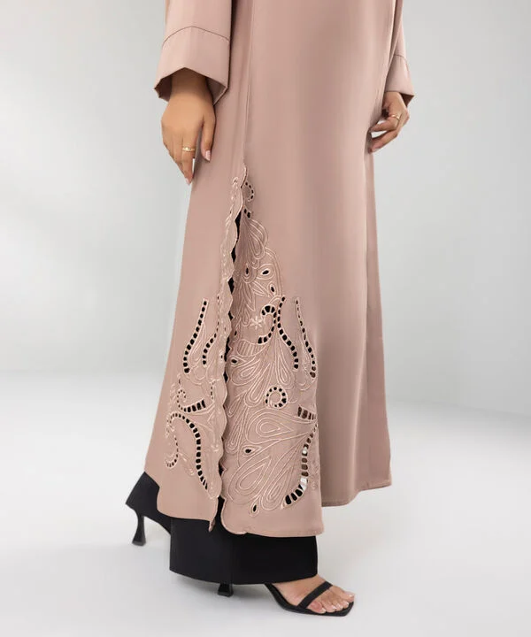 Premium Embroidered Abaya Set