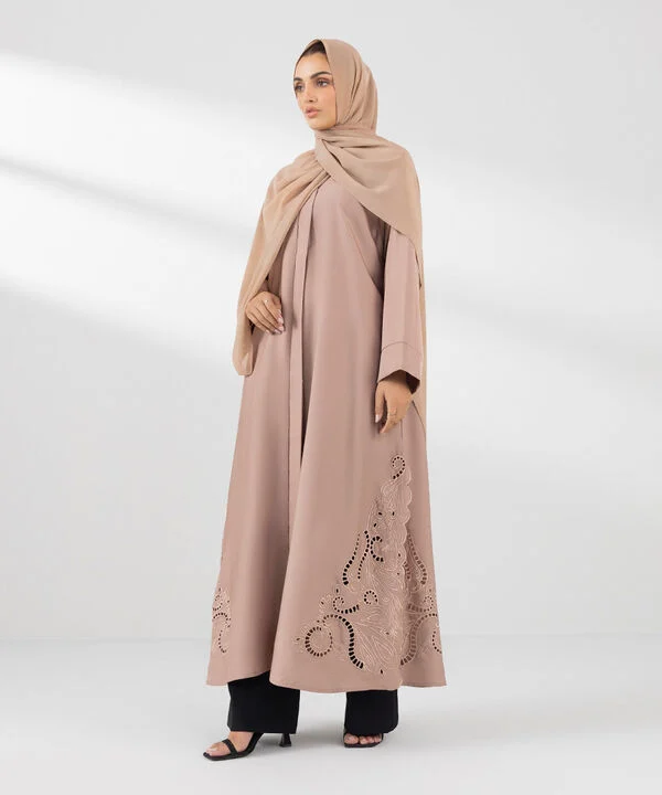 Premium Embroidered Abaya Set