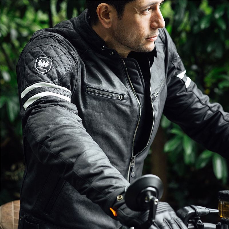Merlin Hixon II D1O® Leather Jacket (Black)