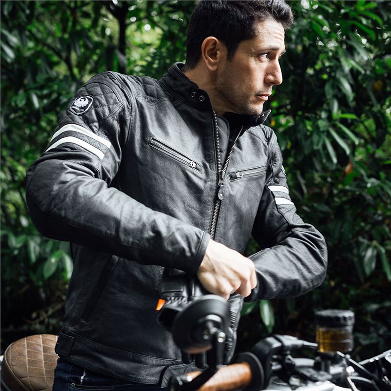 Merlin Hixon II D1O® Leather Jacket (Black)