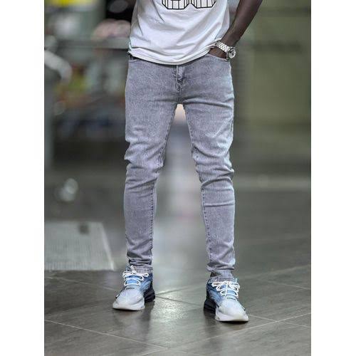 Men Grey Denim Jeans