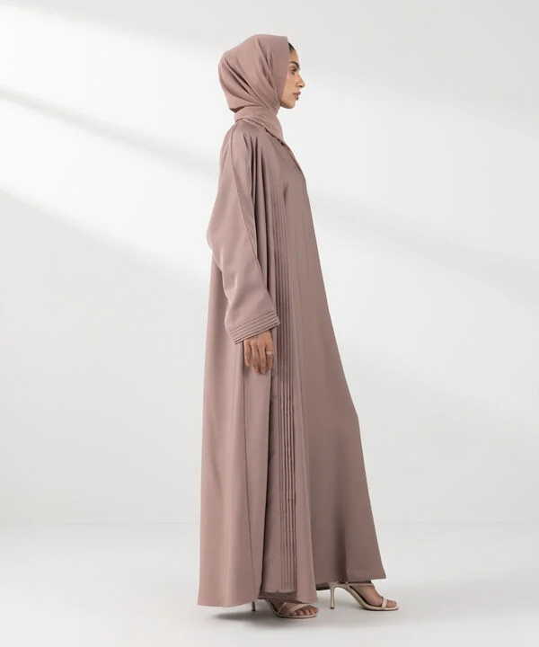 Front Open Abaya Set