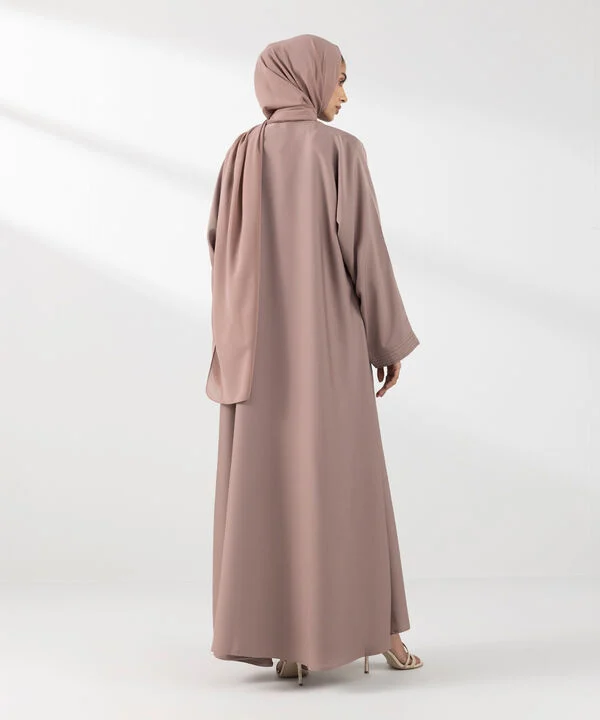 Front Open Abaya Set