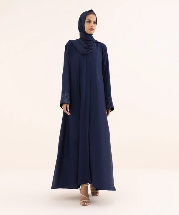 Button Through Abaya Set