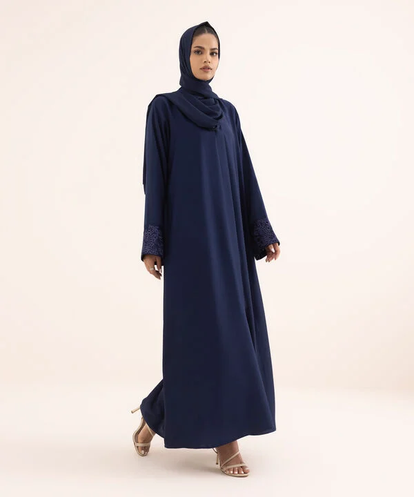 Button Through Abaya Set