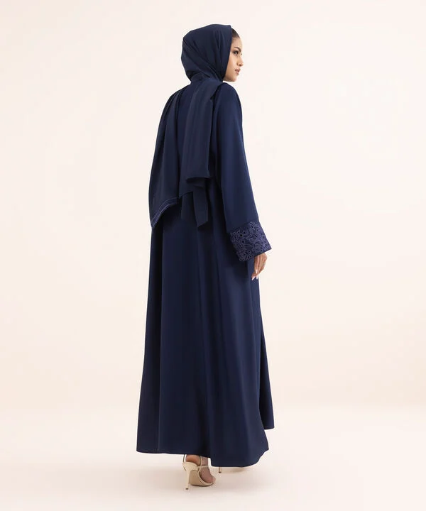 Button Through Abaya Set