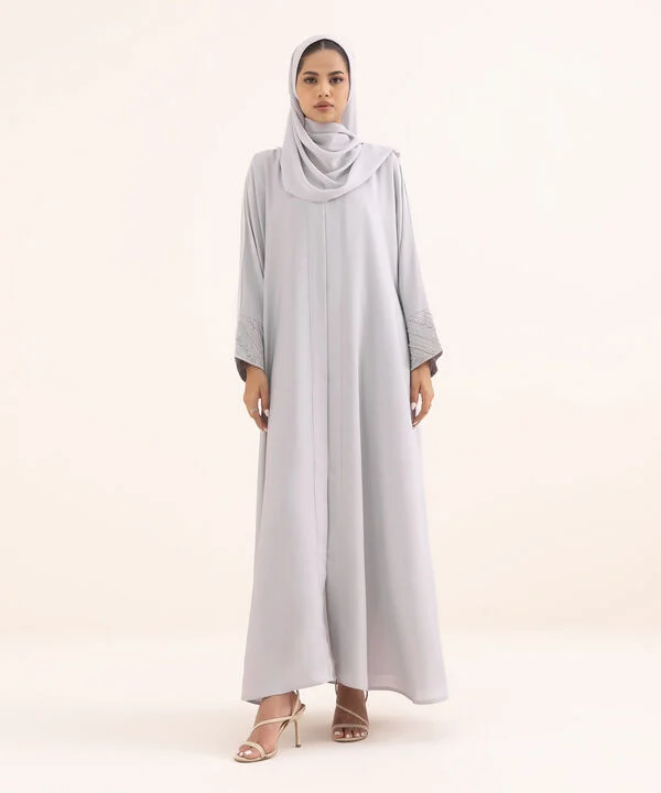 Hand Embellished Abaya Set
