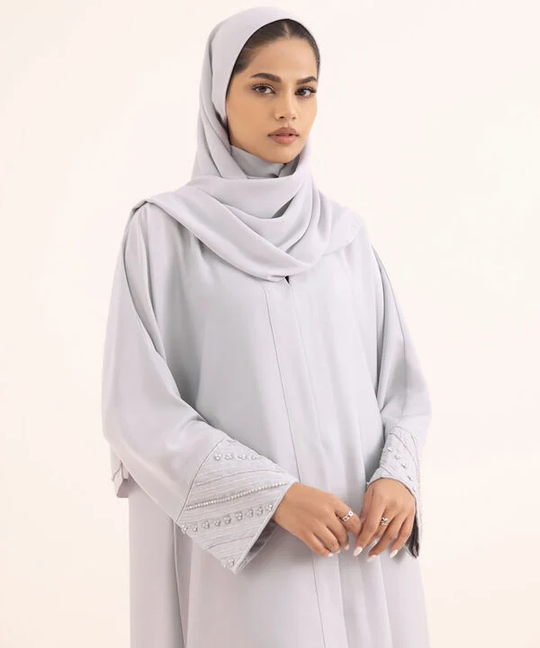 Hand Embellished Abaya Set