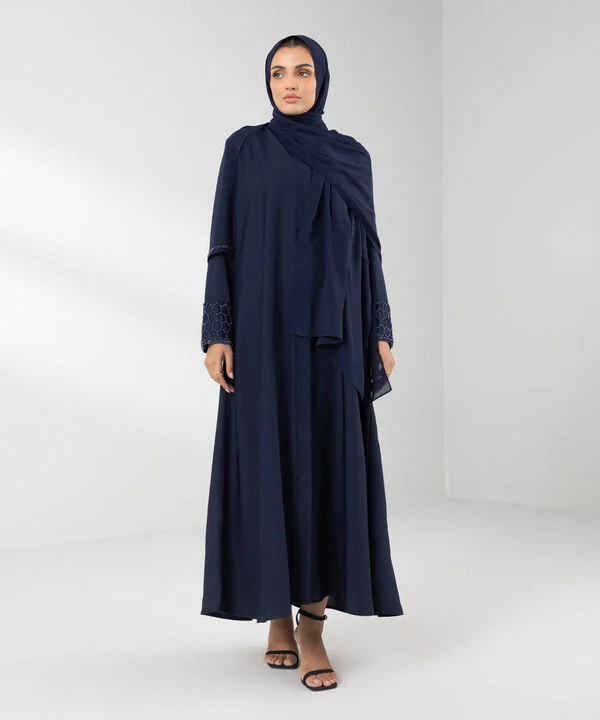 Hand Embellished Abaya Set