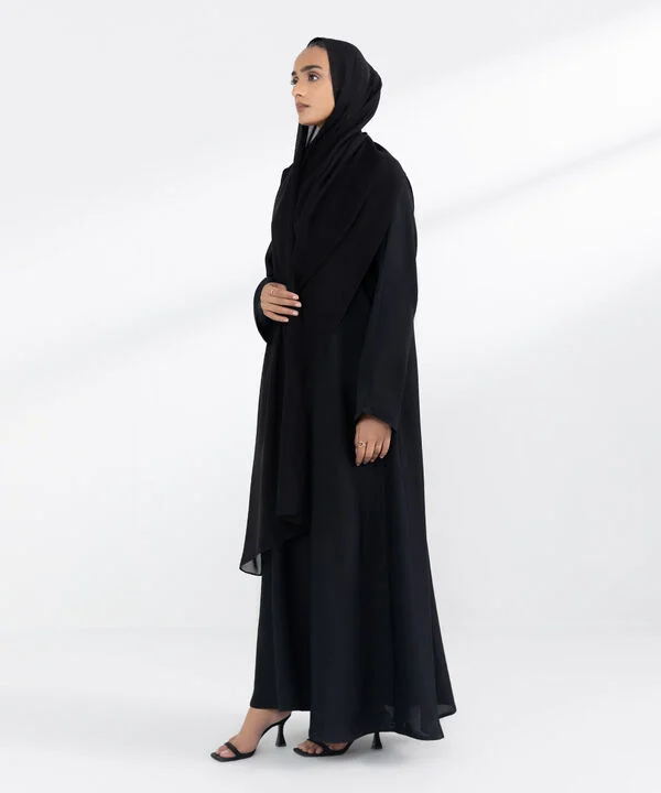 Basic Abaya Black With Pocket