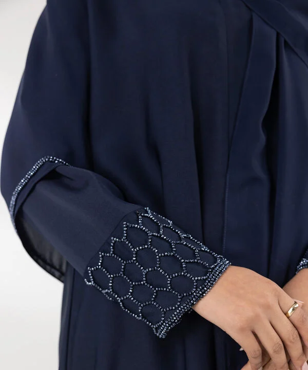 Hand Embellished Abaya Set