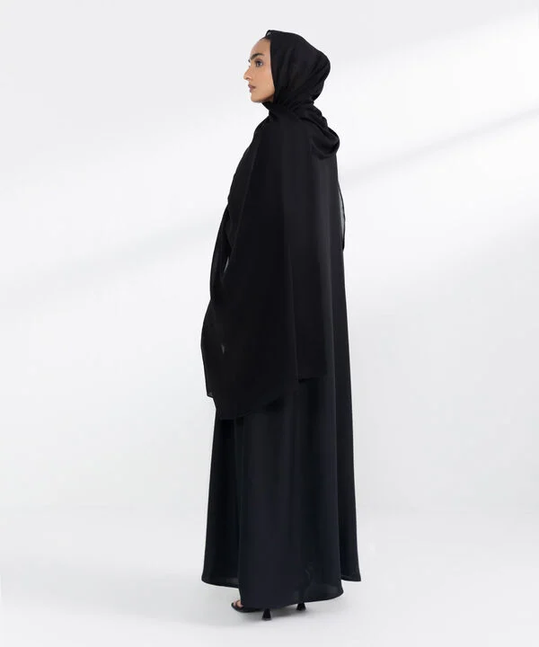 Basic Abaya Black With Pocket