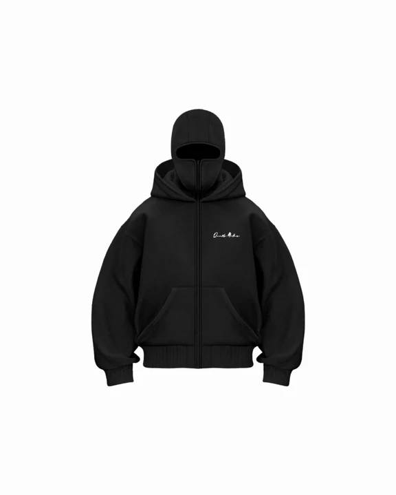 IMPORTED Balaclava Ninja Zipper Hoodie LIMITED STOCK