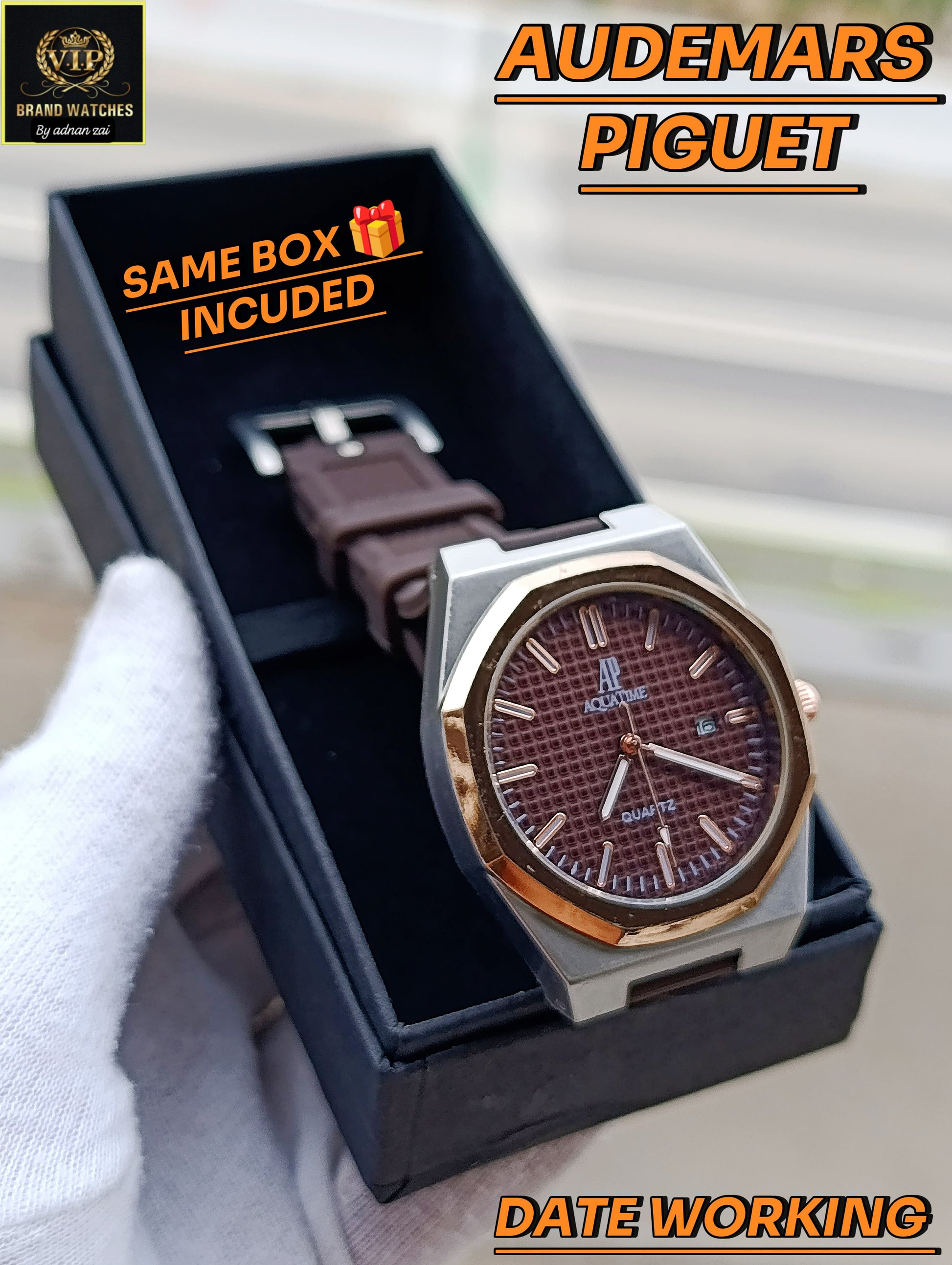 AUDEMARS PIGUET Rubber Strap Watch For Men AP-04