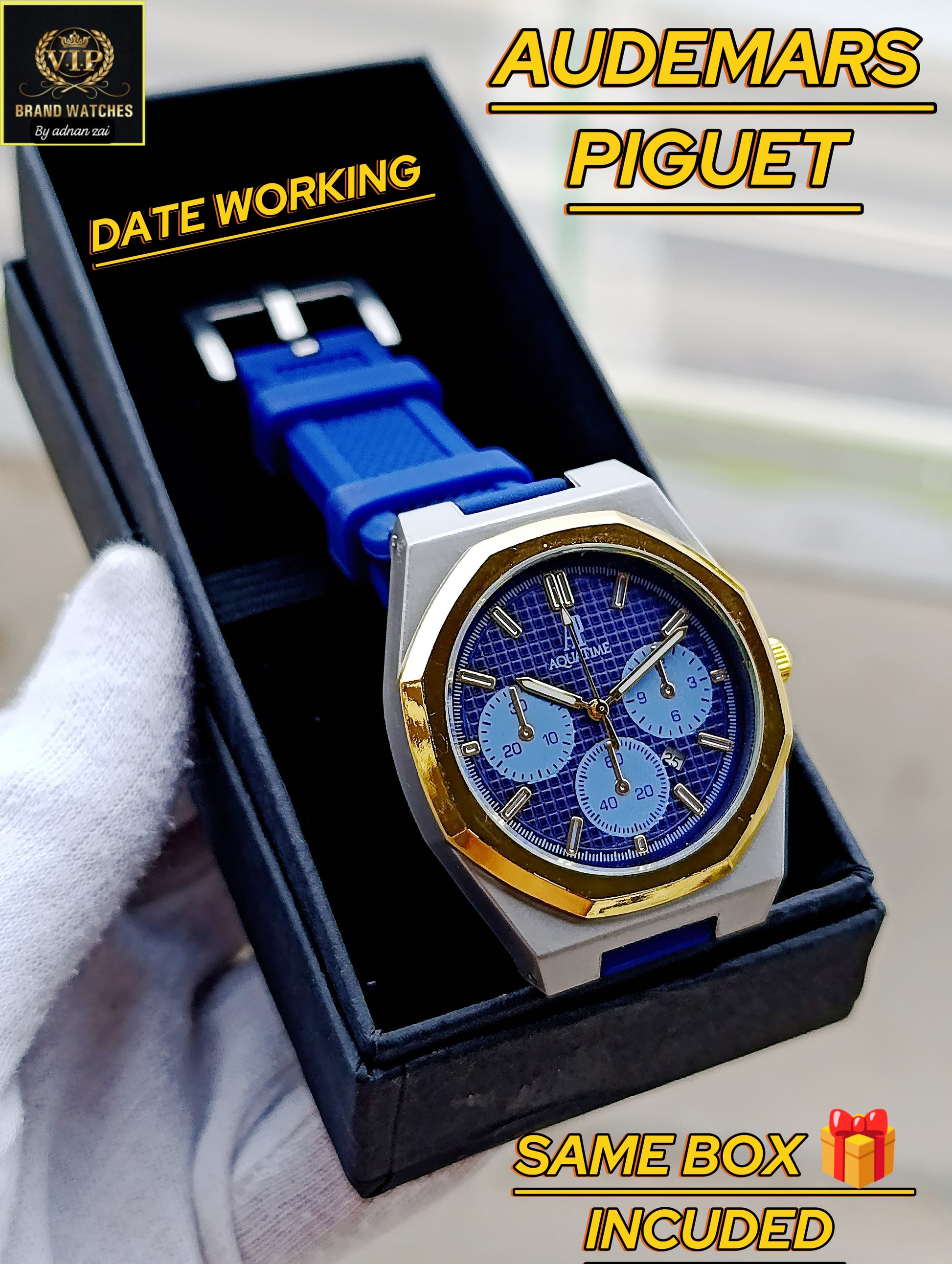 AUDEMARS PIGUET Rubber Strap Triple Core Watch For Men AP-02