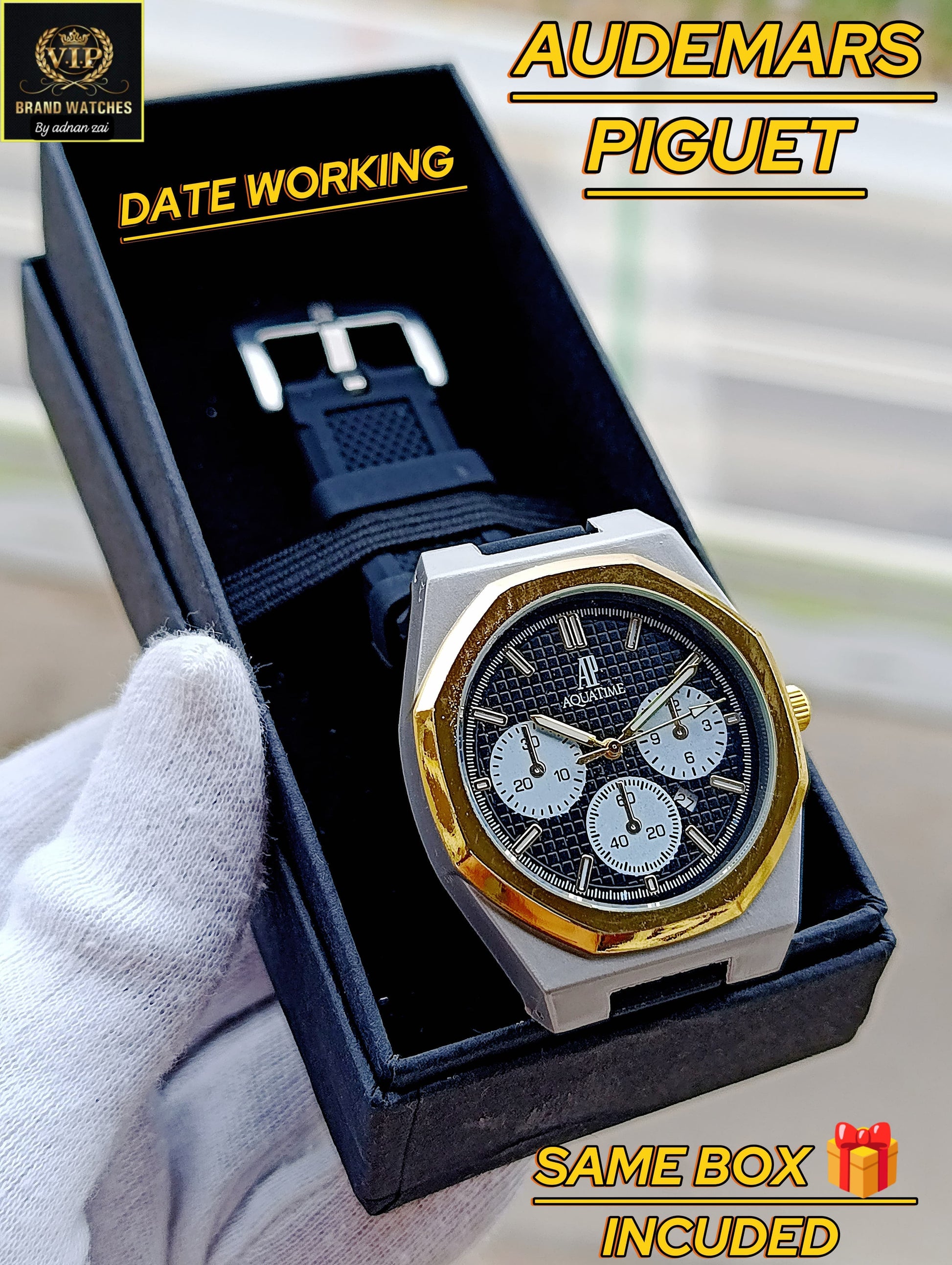 AUDEMARS PIGUET Rubber Strap Triple Core Watch For Men AP-04