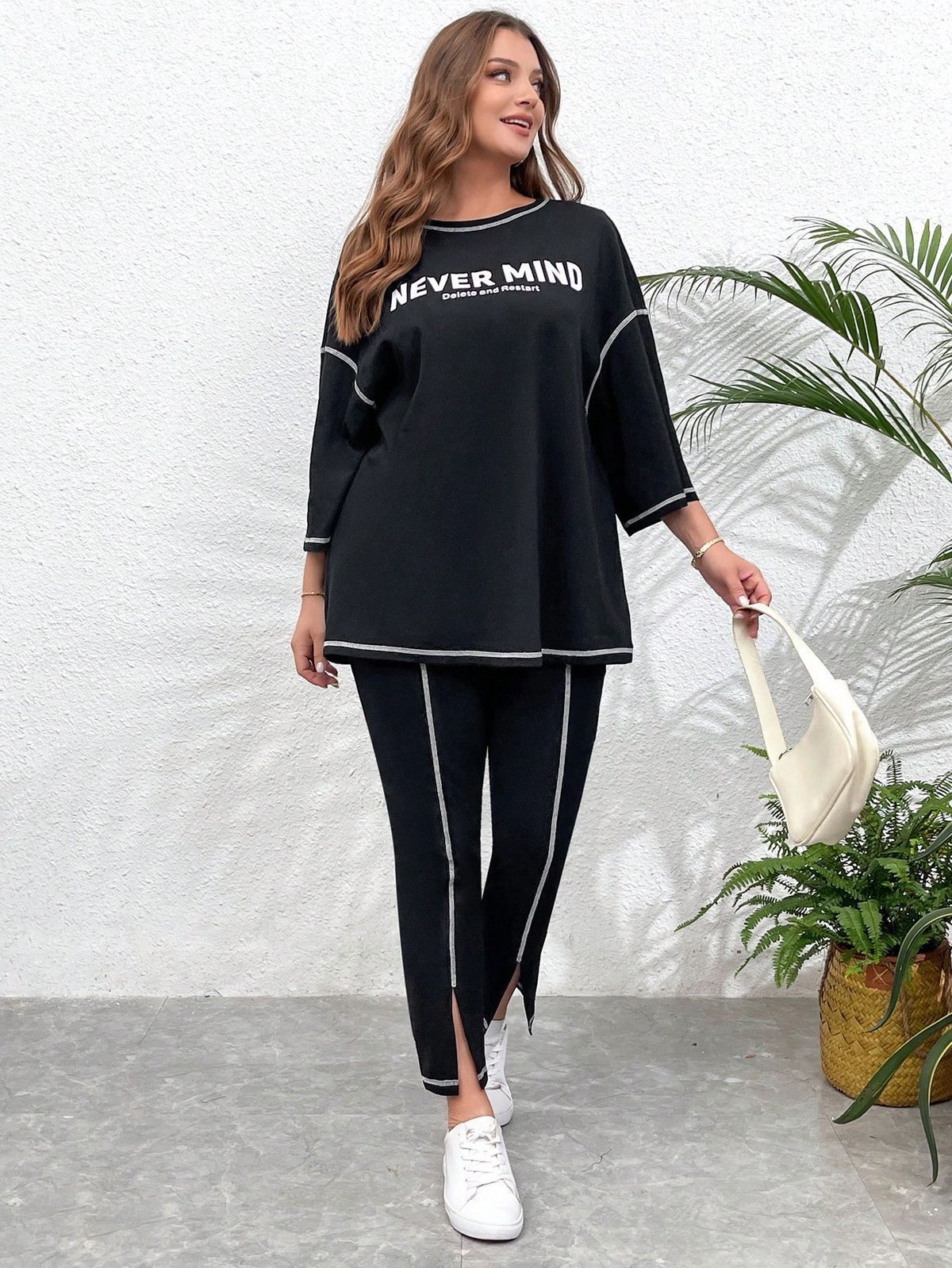 Black Nighty Suit For Women
