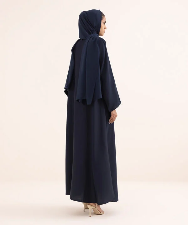 Basic Navy Blue  Abaya
